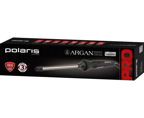  Щипцы Polaris PHS 1509TAi stick Argan Therapy Pro черный 