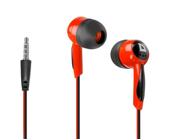  Проводные наушники внутриканальные Defender Basic-604 Jack 3,5  (red) (218092) 