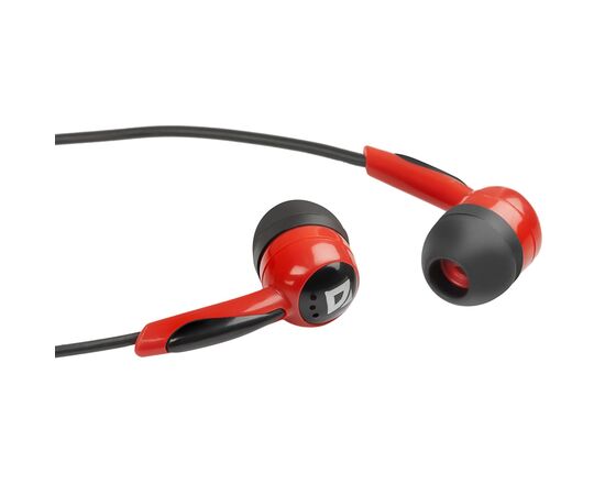  Проводные наушники внутриканальные Defender Basic-604 Jack 3,5  (red) (218092) 