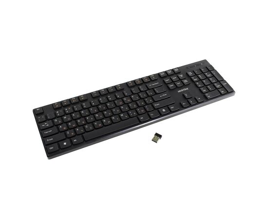  Клавиатура беспроводная Smart Buy SBK-238AG-K мембранная USB (black) (130685) 