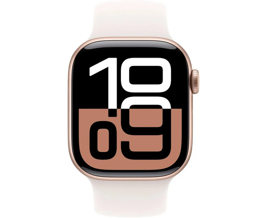  Smart-часы Apple Watch Series 10 MWWH3LW/A 42мм OLED корп.розовое золото Sport Band рем.белый разм.брасл. S/M 