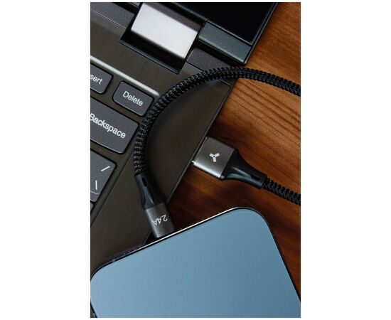  Кабель Accesstyle AL24-F100M Black 