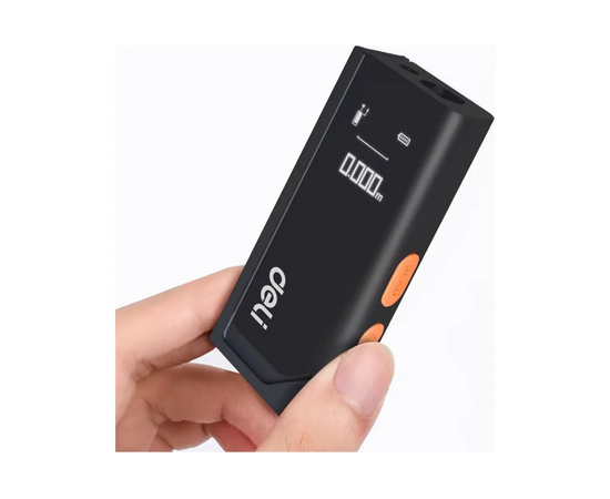  Лазерный дальномер Deli Home Series Black DL331150 диапазон измерений 0,05-50м, точность измерения ±3мм, 370 мАч, OLED дисплей, Type-C, вес 48 
