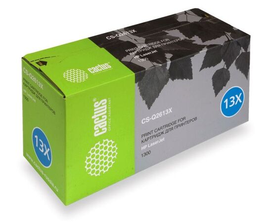  Тонер Картридж Cactus CS-Q2613X черный для HP 1300/1300N (4000стр.) 