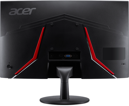  Монитор ACER Nitro ED240QS3bmiipx (UM.UE0EE.301) ZeroFrame, Curved 1500R Black, 16:9, 23,6'' VA, 1920x1080, 1/5ms, 250cd, 180Hz, 2xHDMI(2.0) 