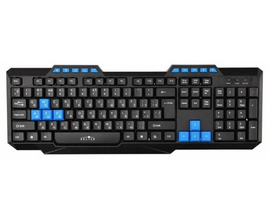  Клавиатура Oklick 750G FROST WAR черный/черный USB Multimedia for gamer 