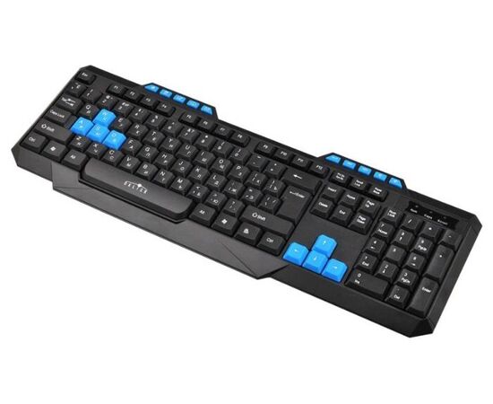  Клавиатура Oklick 750G FROST WAR черный/черный USB Multimedia for gamer 
