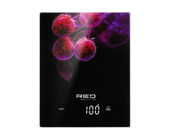  Весы кухонные Red Solution S728 черный/нейромалина 