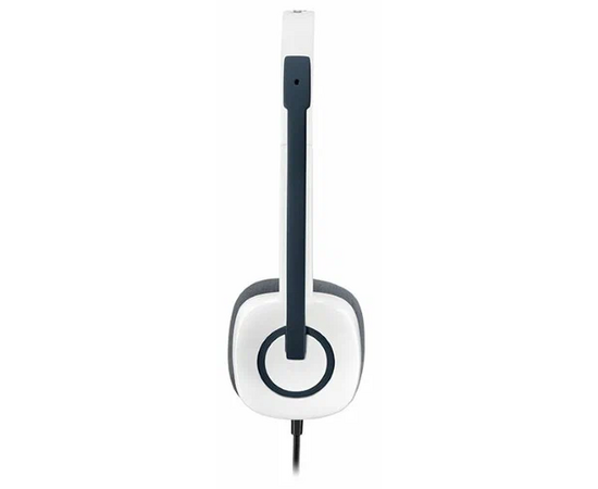  Гарнитура Logitech H150 (981-000453) белый/черный для контактных центров, накладные, проводные 