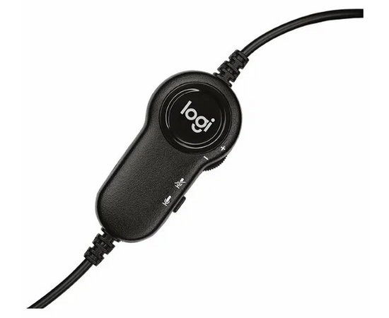  Гарнитура Logitech H150 (981-000453) белый/черный для контактных центров, накладные, проводные 