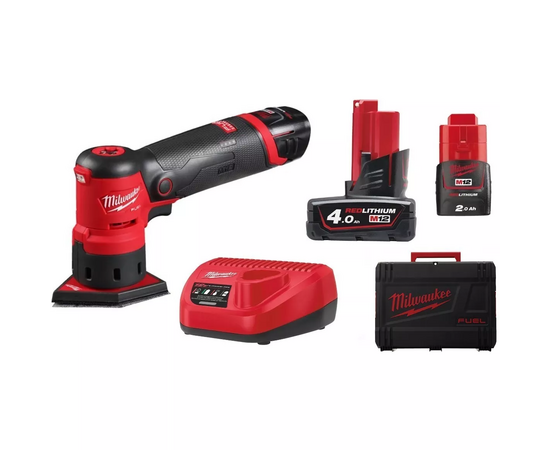  Дельташлифмашина Milwaukee M12FDSS-422X (4933479681) 2АКБ 