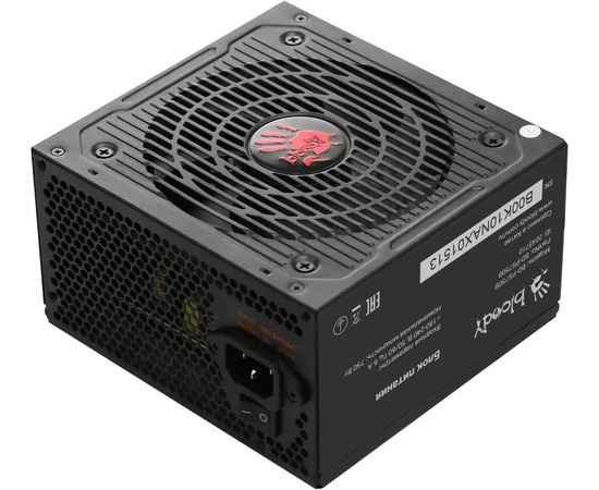 Блок питания BLOODY BD-PS750B, 750Вт, 120мм, черный, retail 