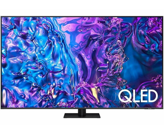  75" Телевизор Samsung QE75Q70DAUXRU черный QLED серый 3840x2160, 4K Ultra HD, 60 Гц, Wi-Fi, Smart TV, Tizen OS 