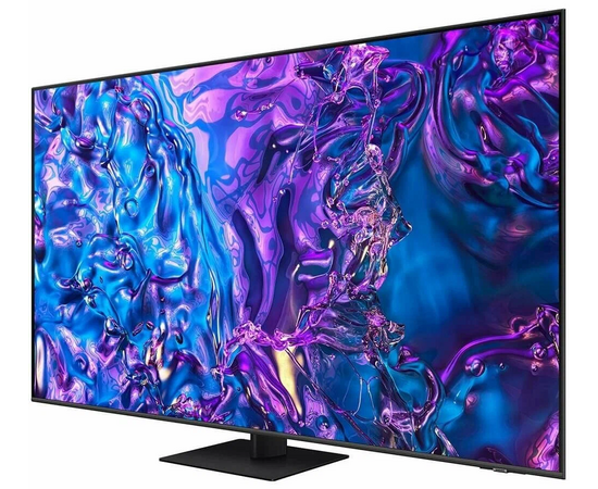  75" Телевизор Samsung QE75Q70DAUXRU черный QLED серый 3840x2160, 4K Ultra HD, 60 Гц, Wi-Fi, Smart TV, Tizen OS 