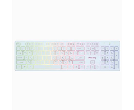  Клавиатура Smart Buy SBK-305U-W ONE мембранная с подсветкой USB (white) (116573) 