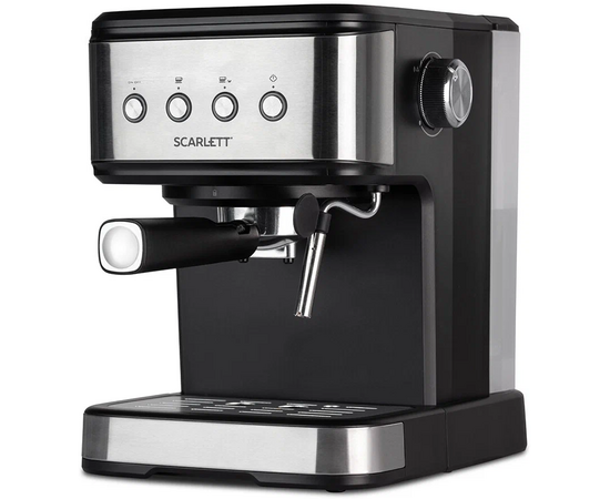  Кофеварка рожковая Scarlett SC-CM33022 серебристый/черный 