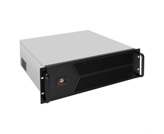  Корпус ExeGate Pro 3U450-12 EX298408RUS (RM 19", высота 3U, глубина 450, БП 2U-500ADS, 2*USB) 