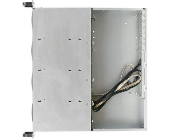  Корпус Procase ES204XS-SATA3-B-0 2U Rack (4 SATA III/SAS 12Gbit hotswap HDD), черный, без блока питания, глубина 400мм, MB 12"x13" 