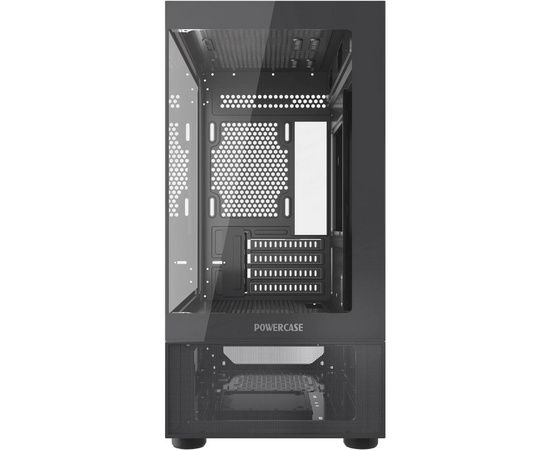  Корпус Powercase Vision Micro M2 (CVMBM2-L0), Tempered Glass, чёрный, mATX 